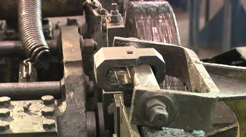 Manufacture of chains Stock Footage 1807398