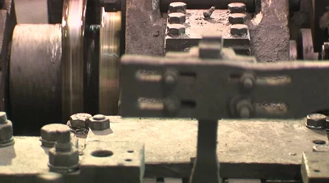 Manufacture of chains Stock Footage 1807403