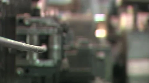 Manufacture of chains Stock Footage 1807431