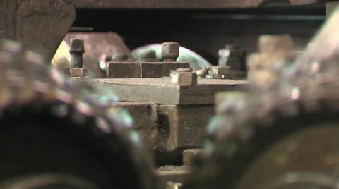 Manufacture of chains Stock Footage 1807555