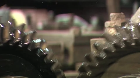 Manufacture of chains Stock Footage 1807561