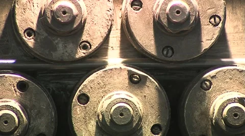 Manufacture of chains Stock Footage 1807645