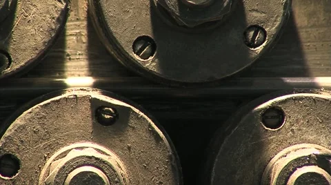 Manufacture of chains Stock Footage 1807651