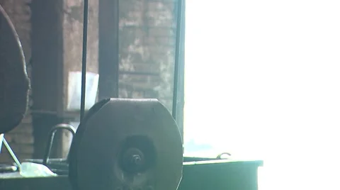 Manufacture of chains Stock Footage 1807824