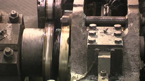 Manufacture of chains Stock Footage 1807919