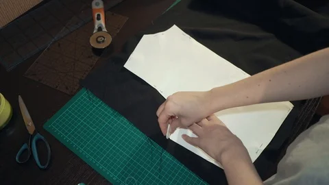 Manufacture of clothes at Stock Footage 89401731