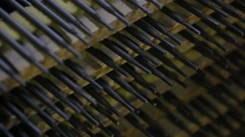 Manufacture of electrodes Stock Footage 47187747