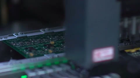 Manufacture of electronic chips. High-tech manufacturing 스톡 동영상 65498394