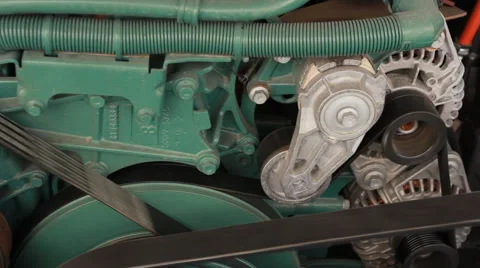 Manufacture Factory bus engine  Video stock 40381121