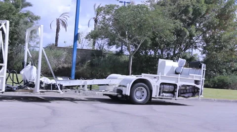 Manufacture Factory bus example  Stock Footage 40367774