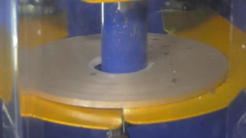 Manufacture of metal shielding braids for electrical cables. Video stock 100406065