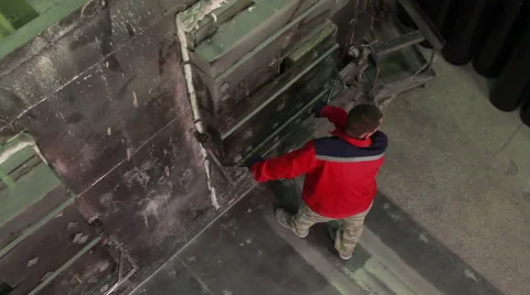 Manufacture of metal structures Stock Footage 50961803