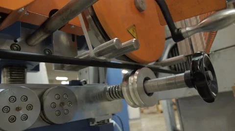 Manufacture of optical cable Stock Footage 67850403