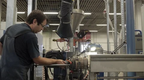 Manufacture of optical cable Stock Footage 67850405