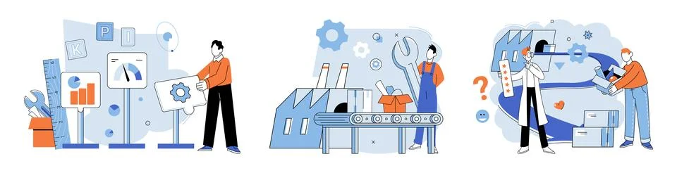 Manufacturer model. Continuous improvement is key aspect successful イラスト素材