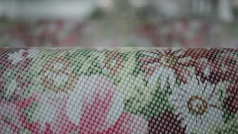 Manufactures industrial textiles - Automatic weavers 스톡 동영상 72537223