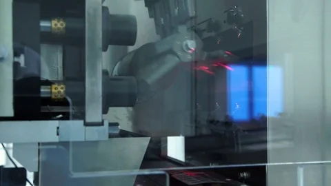 Manufacturing and packaging of tablets at a pharmaceutical plant Stock Footage 76088543