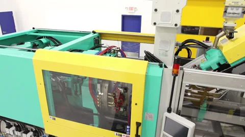 Manufacturing Crane Shot Stock Footage 38016842