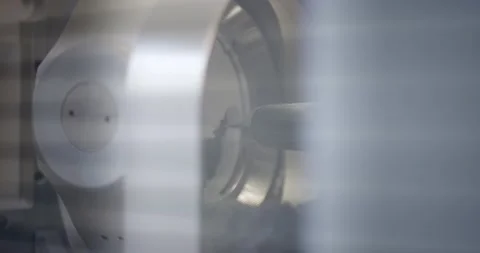 Manufacturing of dentures by computer milling. Dental laboratory. Stock Footage 163892021