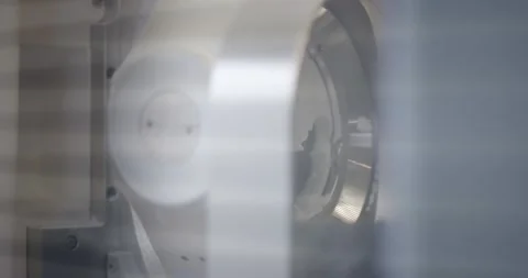 Manufacturing of dentures by computer milling. Dental laboratory. Stock Footage 163892081
