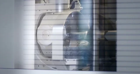 Manufacturing of dentures by computer milling. Dental laboratory. Stock Footage 163892169