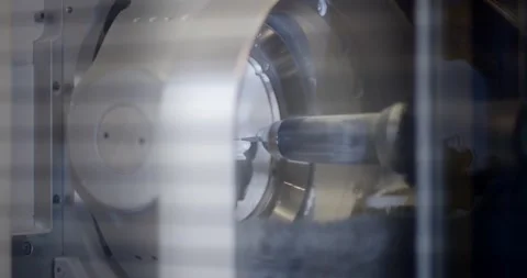 Manufacturing of dentures by computer milling. Dental laboratory. Stock Footage 163892371