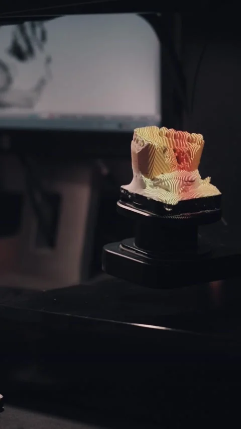 Manufacturing of dentures Stock Footage 229264667