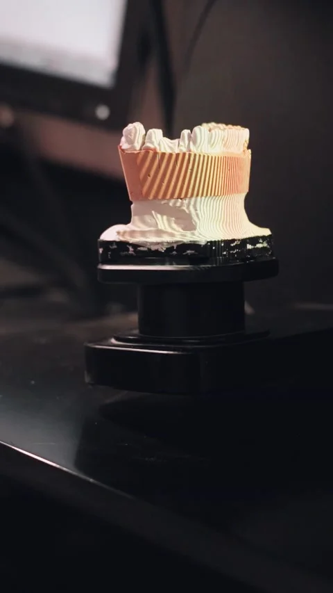 Manufacturing of dentures Stock Footage 229264682