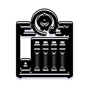 Manufacturing device performing additive creative technology process Stock Illustration