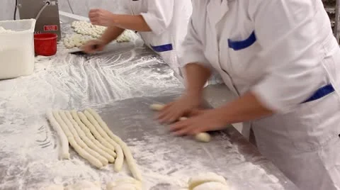 Manufacturing gnocchi Stock Footage 20541111