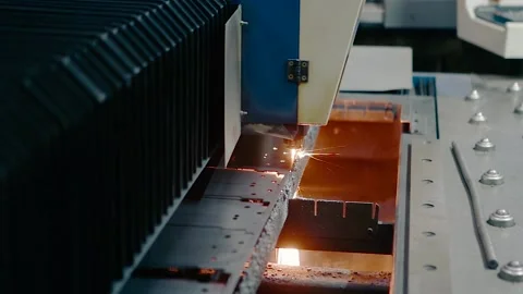 Manufacturing of industrial parts in a computer program. Stock Footage 153629736