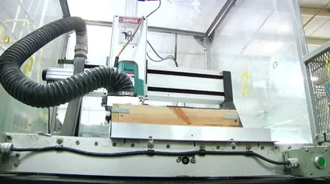 Manufacturing machine 스톡 동영상 8914194