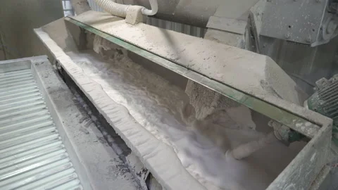 Manufacturing or production of plaster or gypsum mix. Apparatus or machine mixer Видео 148046482