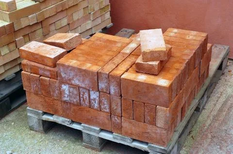 Manufacturing plant of bricks Fotos de archivo