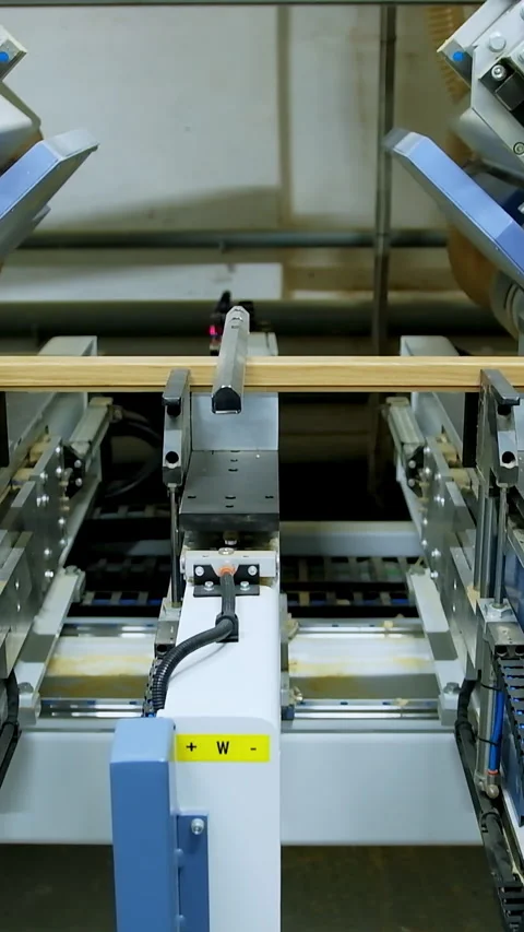 Manufacturing plant with computerized automation.  Stock Footage 303441349