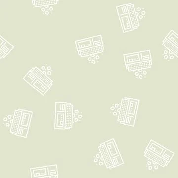 Manufacturing plant line seamless pattern Stock Illustration