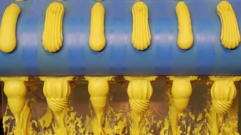 Manufacturing process in the food industry. Stock Footage 166556046