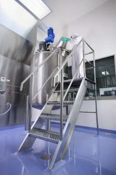 Manufacturing process Stockfoto's