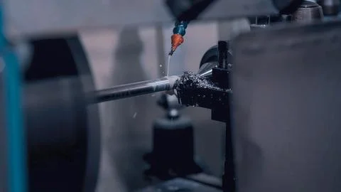 Manufacturing process of steel bars for the packaging industry Stock Photos