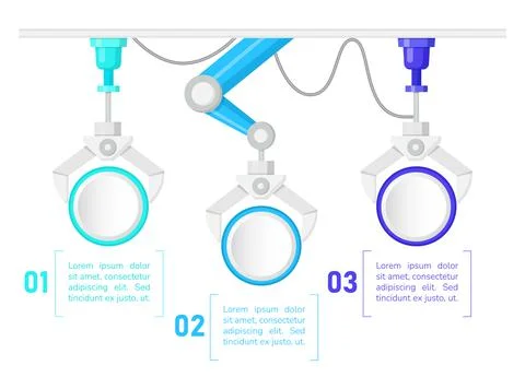 Manufacturing processes development infographic chart design template イラスト素材