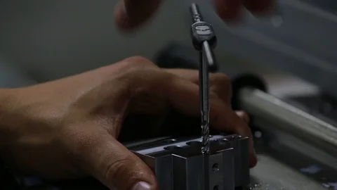 Manufacturing screwing Stock Footage 101960145