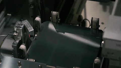 Manufacturing of solar panels. Stock Footage 142599012