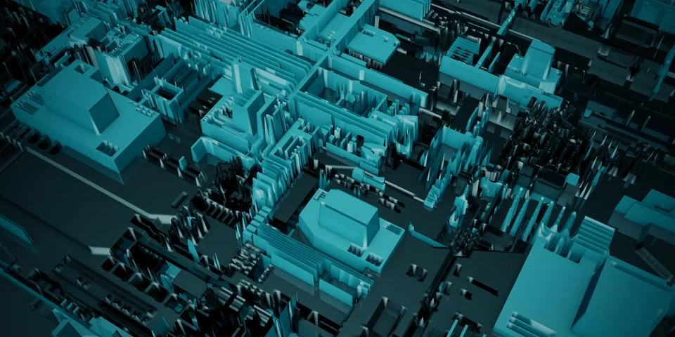 Manufacturing Technology Stock Illustration