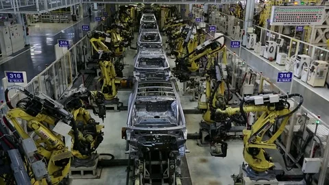 Manufacturing unit2 Stock Footage 75425831