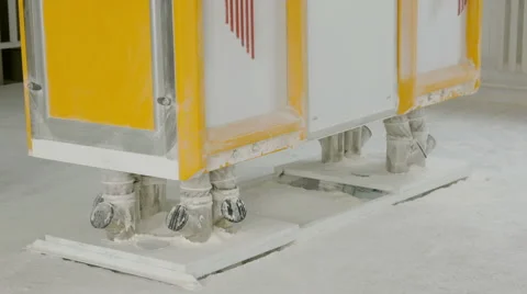 Manufacturing of wheat flour, separators for the production of wheat flour Stock Footage 60153196