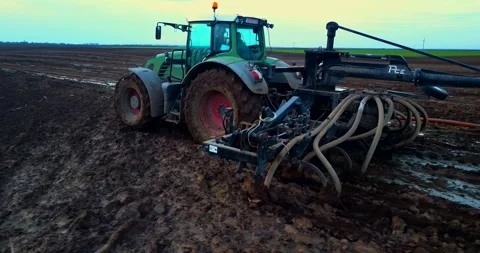 Manure Injection Into Ground! Stock Footage 164733161