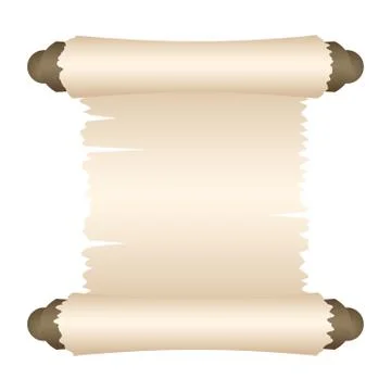Manuscript blank paper Stock Illustration