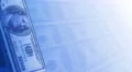 Many 100 US Dollars Bank Notes Rotating Business Background. LOOP. 4k or 4k+ Resolution