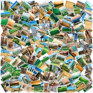 Many (200 items)) different images of Italy from Tuscany - all photos in high Stock Illustration