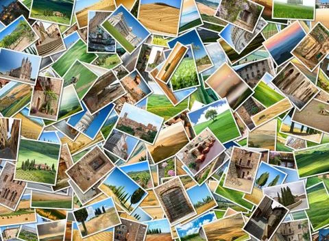 Many (200 items)) different images of Italy from Tuscany - all photos in high Stock Illustration